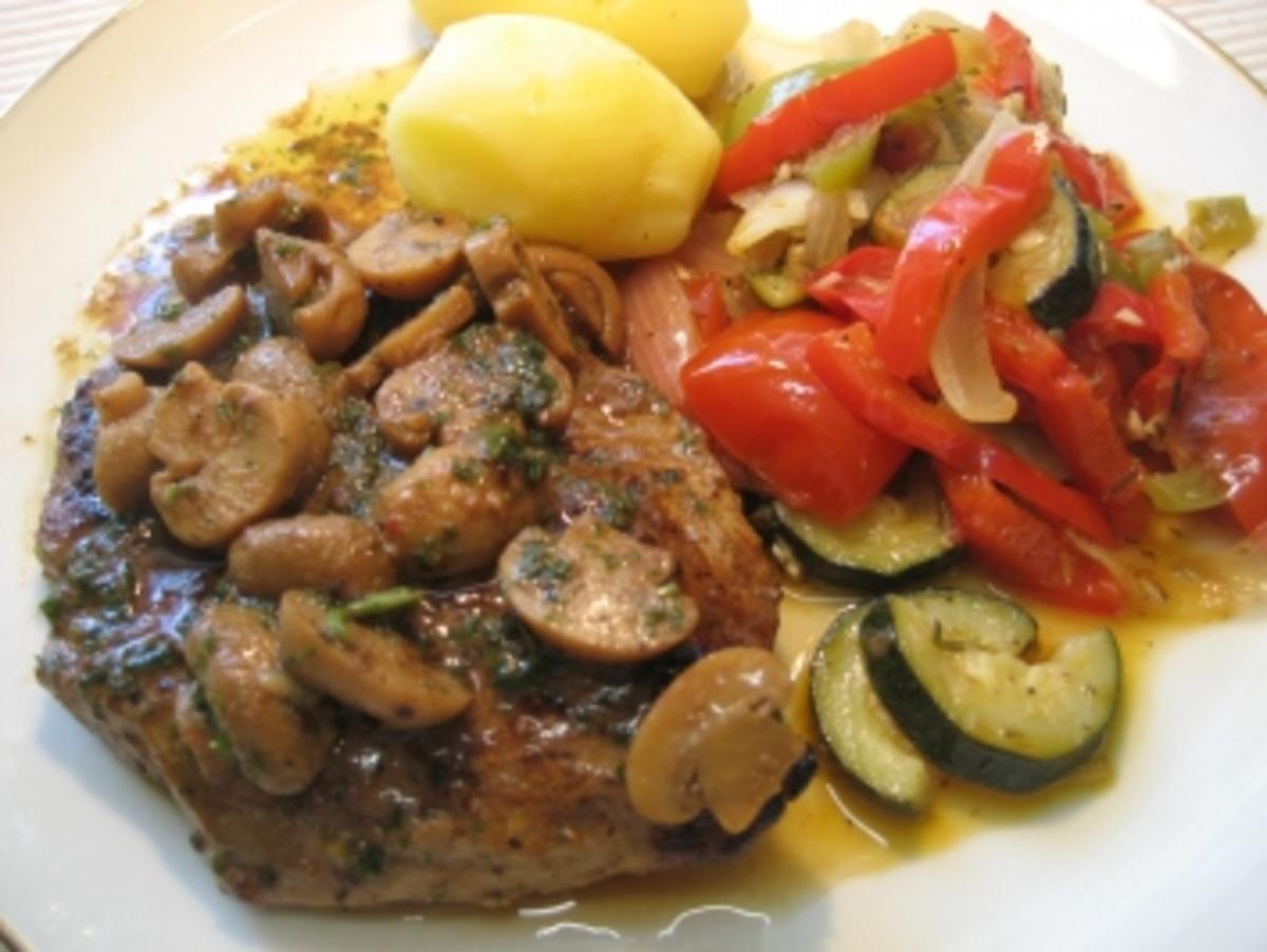 Bilder für Nackensteaks in Senf-Marinade - Rezept