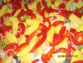 Kartoffel-Gemüse vom Blech - Rezept - Bild Nr. 4