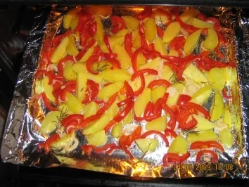 Kartoffel-Gemüse vom Blech - Rezept - Bild Nr. 5