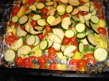 Kartoffel-Gemüse vom Blech - Rezept - Bild Nr. 7