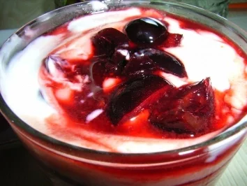 Obstsalat: Balsamico-Kirschen - Rezept