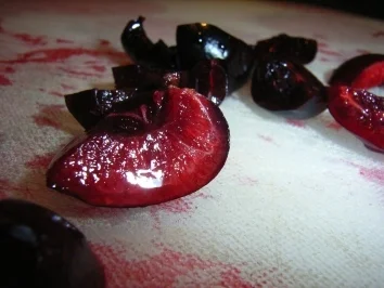 Obstsalat: Balsamico-Kirschen - Rezept - Bild Nr. 3