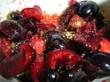 Obstsalat: Balsamico-Kirschen - Rezept - Bild Nr. 4