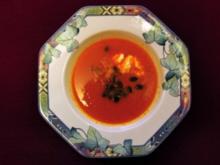 Karotten-Ingwer-Suppe mit Ziegenkäse (Katerina Jacob) - Rezept