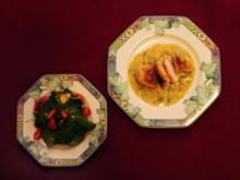 Beschwipstes Huhn mit Salat (Katerina Jacob) - Rezept