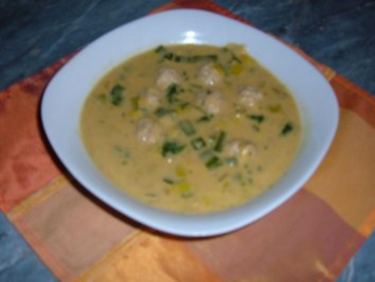 Eintopf : Lauchsuppe mit Curry - Rezept