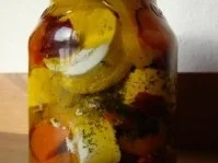 Eingelegte Paprika mit Ziegenkäse - Rezept - Bild Nr. 2