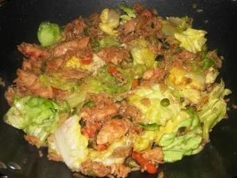 Rezept: Asiatisch: Sherryhähnchen mit gebratenem Kopfsalat Asiatisch: Sherryhähnchen mit gebratenem Kopfsalat - Rezept