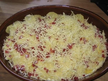 Rezept: Kartoffelgratin -klassisch- Bild Nr. 3 Kartoffelgratin -klassisch- - Rezept - Bild Nr. 3