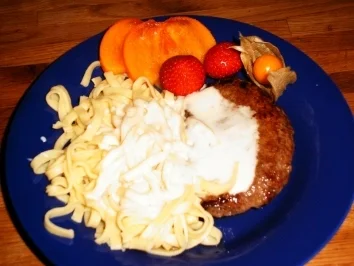 Kalbsschnitzel in Gorgonzolasoße - Rezept - Bild Nr. 5