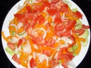 Mein großer Salatteller mit Appenzeller-Käse und Joghurt/Sahne-Dressing - Rezept - Bild Nr. 4