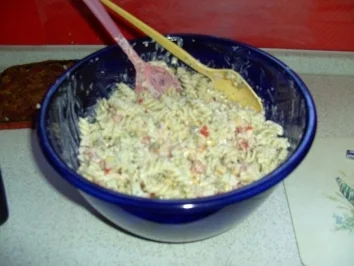 Rezept: Nudelsalat Bild Nr. 4 Nudelsalat - Rezept - Bild Nr. 4