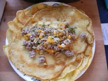 Gebackene Pfannkuchern-Rollen - Rezept - Bild Nr. 3