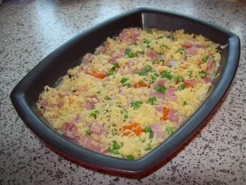 Kartoffepüree - Auflauf mit Schinken - Rezept - Bild Nr. 2