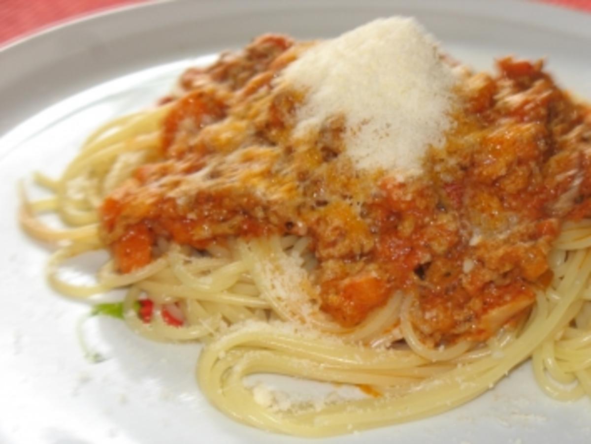 spaghetti bolognese - Rezept
