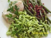 Beilage: Petersilienspätzle - Rezept