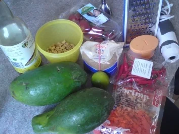 Bee und der Papaya Salat - Rezept - Bild Nr. 2