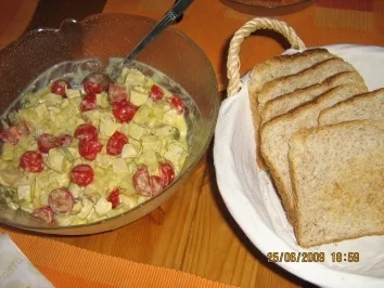 Geflügelsalat Hawaii ala Rosa - Rezept - Bild Nr. 6