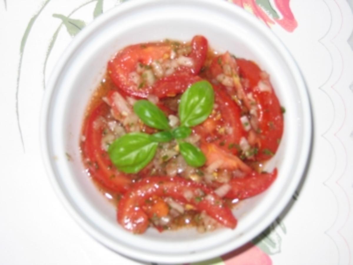 Salat: Tomatensalat - Rezept