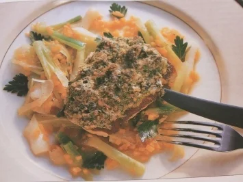 Schweinerückensteak mit Sonnenblumenkruste - Rezept