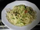 Paprika-Zucchini-Thunfisch Pasta - Rezept