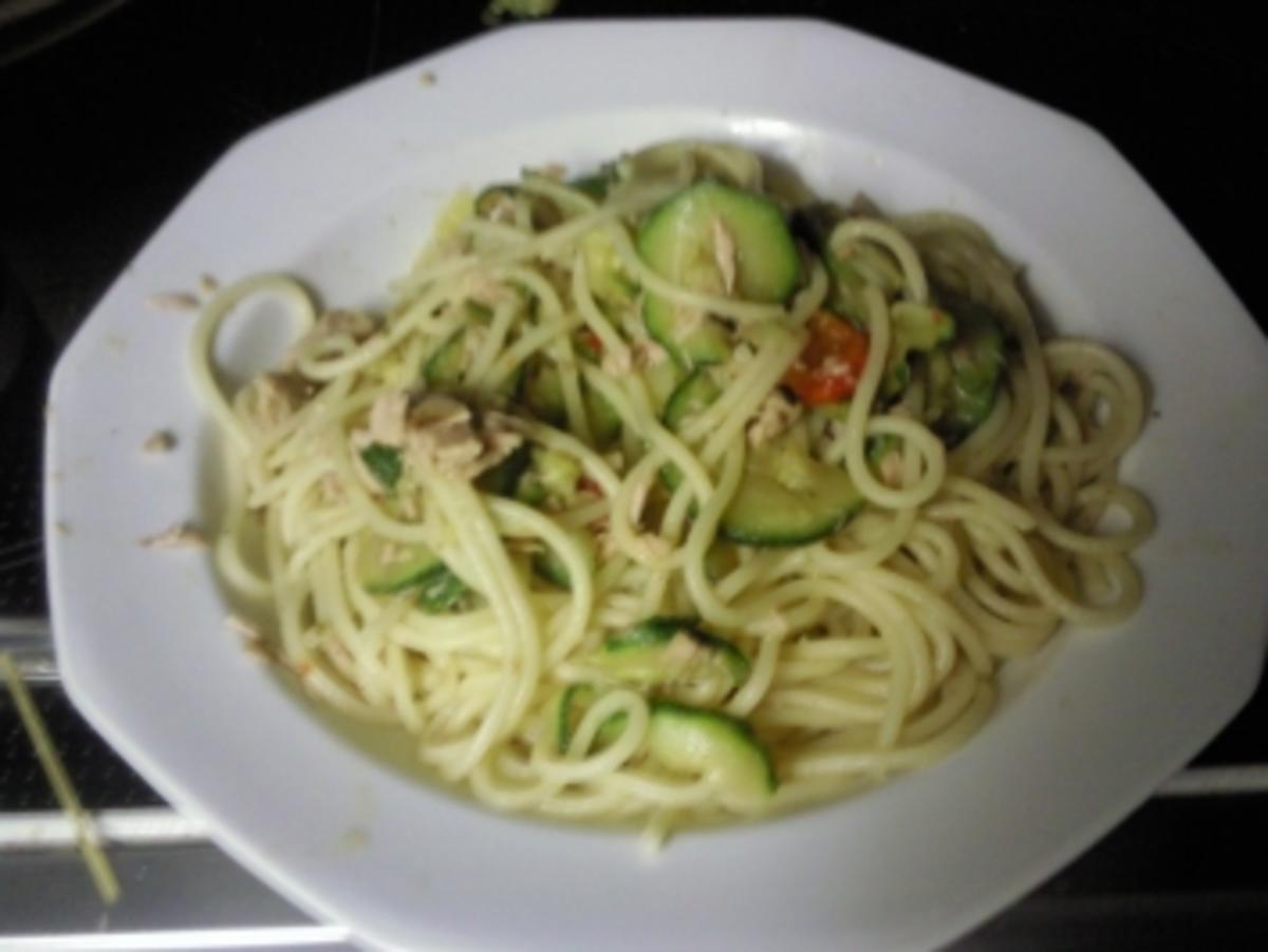 Bilder für Paprika-Zucchini-Thunfisch Pasta - Rezept