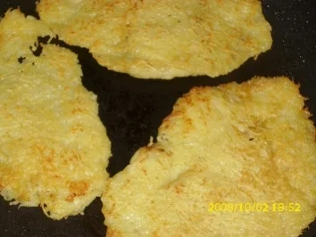 Gemüse:   Gemüsepuffer mit Räucherlachs-Schmand - Rezept