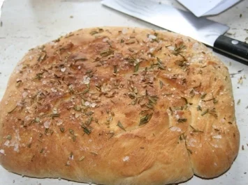 Beilage: Fladenbrot - Rezept