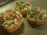 Crostini mit Spinat - Rezept