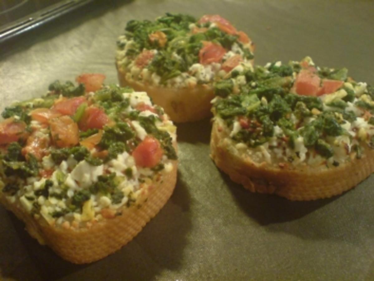 Bilder für Crostini mit Spinat - Rezept