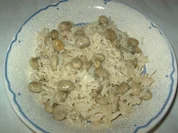 Reis mit dicken Bohnen -  Ros ma ful achdar - Rezept