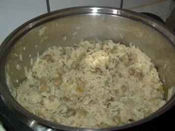 Rezept: Reis mit dicken Bohnen - Ros ma ful achdar Bild Nr. 4 Reis mit dicken Bohnen - Ros ma ful achdar - Rezept - Bild Nr. 4