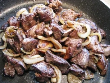 Hühnerleber mit Salbei ... - Rezept - Bild Nr. 2