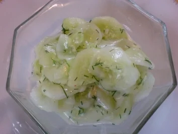 Gurke mit Joghurt - Rezept - Bild Nr. 2