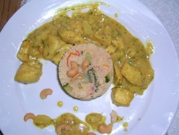 Ananashähnchen mit Couscous - ein exotisch angehauchtes Gericht - - Rezept - Bild Nr. 2