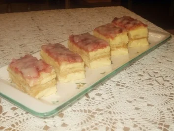 Rezept: Obers-Cremeschnitten Obers-Cremeschnitten - Rezept