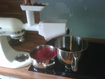 Feurige schwarze Johannisbeer-Thymian-Sauce/ Dipp/ Marmelade - Rezept