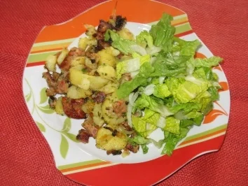 Rezept: augschburger leberkäsgröstl Bild Nr. 7 augschburger leberkäsgröstl - Rezept - Bild Nr. 7