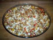 Hirtenfleisch mit Feta überbacken - Rezept