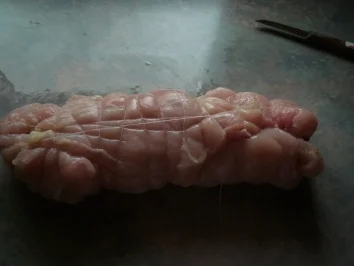 Gefüllter Hähnchenbraten - Rezept - Bild Nr. 3