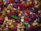 Feuriger Paprika-Bohnen-Mais Salat (Maggi Texicana-Salsa Salat) - Rezept