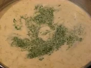 Käse-Hackfleisch-Gurken-Suppe - Rezept