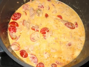 dinkelbandnudeln in thunfischsauce - Rezept - Bild Nr. 4