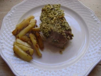 Rezept: Steak mit Kräuterkruste Steak mit Kräuterkruste - Rezept