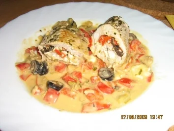 Rezept: Rolladen vom Schmetterlingssteak - mediteran Rolladen vom Schmetterlingssteak - mediteran - Rezept