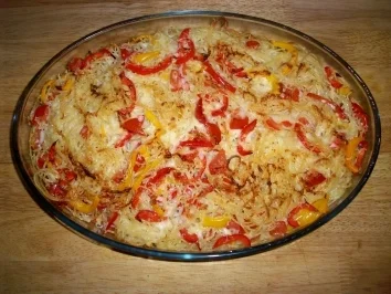 Spaghettiauflauf - Rezept