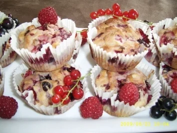 Rezept: Sommerbeeren - Muffins Sommerbeeren - Muffins - Rezept
