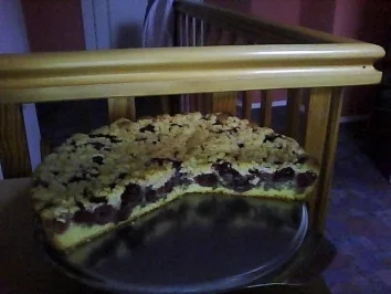 Rezept: Kirschkuchen mit Streusel Kirschkuchen mit Streusel - Rezept