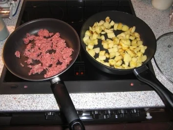 Rezept: Würzige Hackfleischpfanne Bild Nr. 2 Würzige Hackfleischpfanne - Rezept - Bild Nr. 2