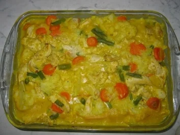 Hähnchen-Curry-Auflauf - Rezept